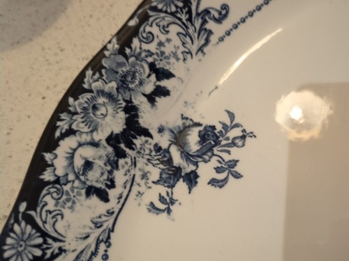Large J H W & Sons Hanley Belmont Agean Platter 15.5" Kc - Picture 2 of 12