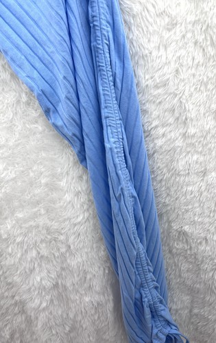 Shein Women’s Blue Bodycon Ruched Ribbed Cami Spaghetti Strap Dress Size M Med - Bild 5 von 9