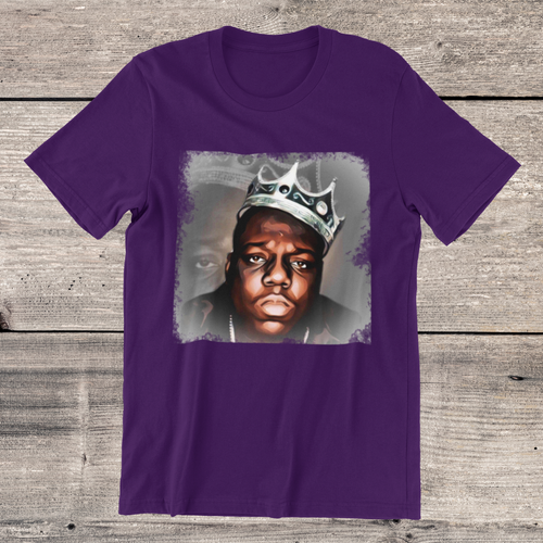 NOTORIOUS BIG T-Shirt Biggie Old School Hip Hop Rap Legend Ring gesponnen Baumwolle T-Shirt - Bild 7 von 7