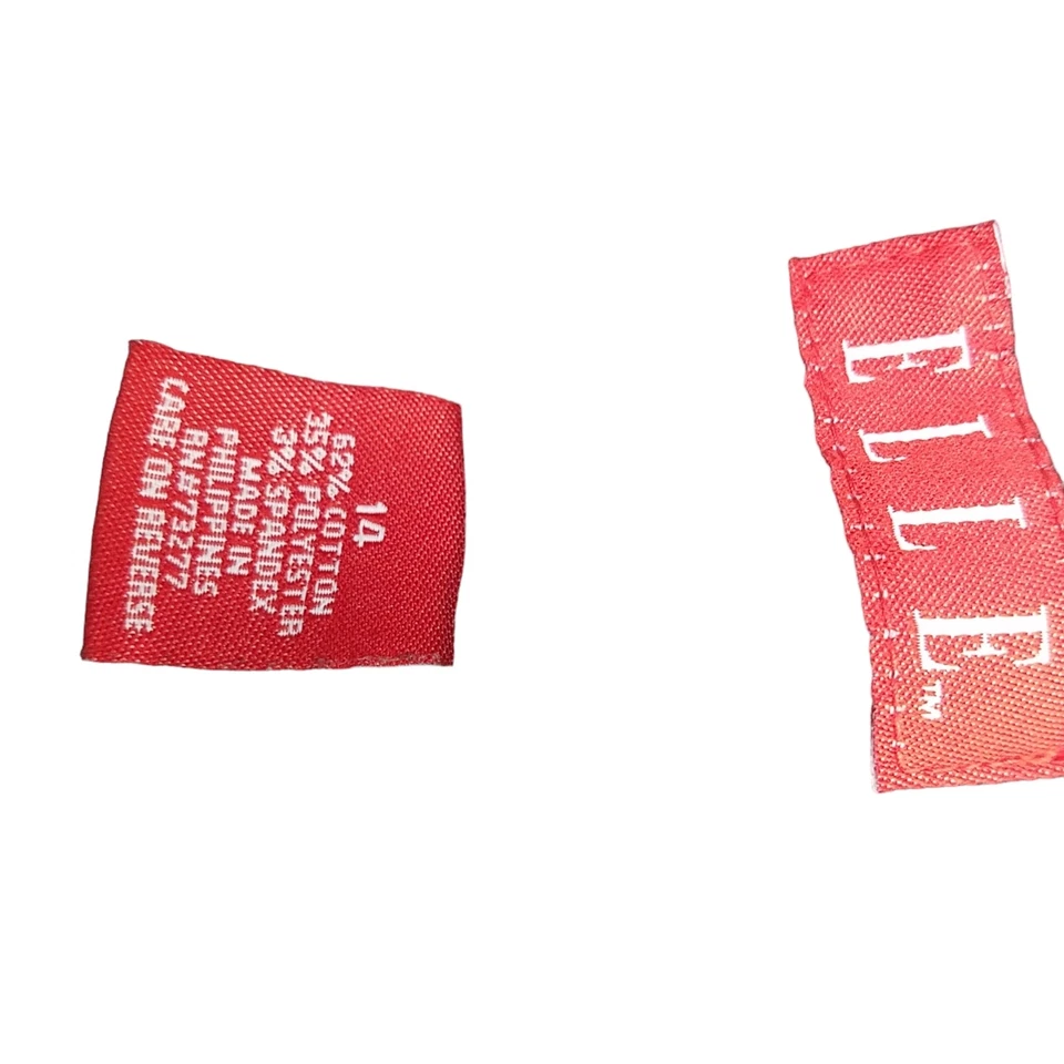 Pantalón pantalón geométrico negro talla 14 ELLE para mujer Foto 2 de 4