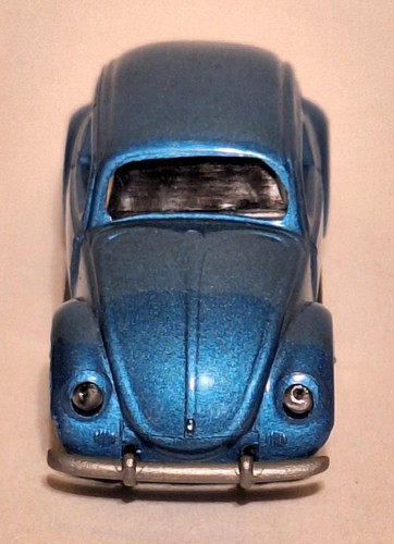 Vintage 1:87 HO Praline/Germany 1952 Volkswagen Beetle Kafir 1200 Metallic Blue - Picture 4 of 10