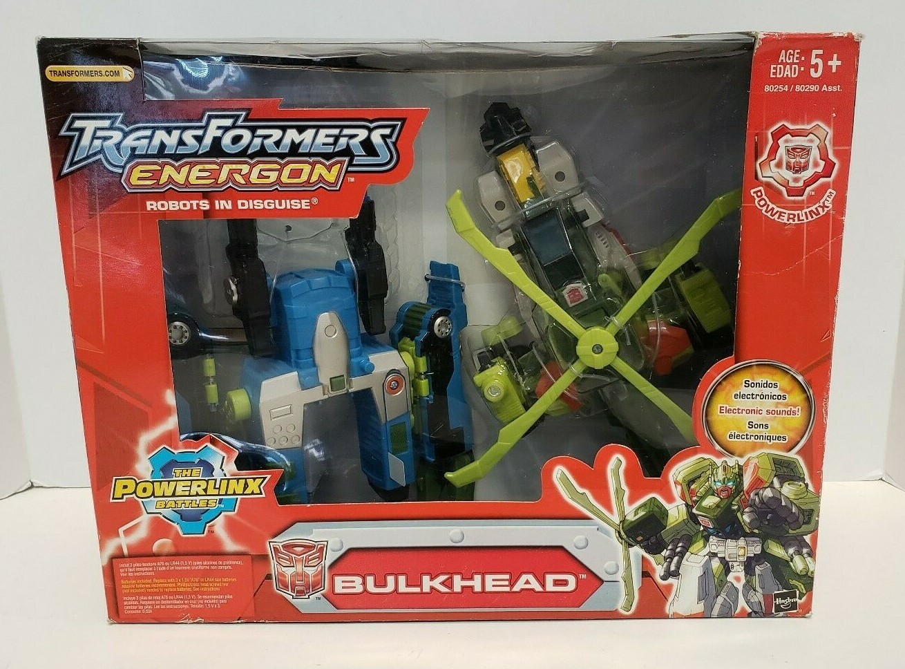 Transformers Energon BULKHEAD energialinx Hasbro 2004 SEALED Ships FAST Transformers Energon BULKHEAD energialinx Hasbro 2004 SEALED Ships FAST