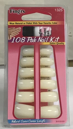 Fing'rs Natural Curve Karrierelänge 108er Pack Nagelset 1325 bitte unten lesen