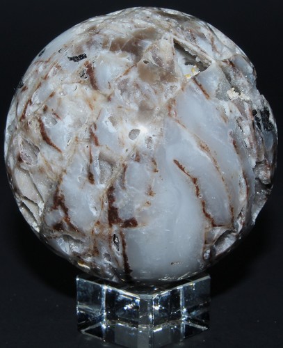 Peruanischer Sphalerit Druzy Kugel / 2,51" (63,75 mm) / 9,00 oz (255,14 gr) 3299 - Bild 17 von 19