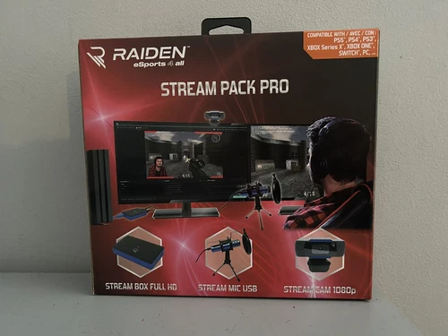 SUBSONIC Raiden Stream Pack Pro – Complete Streaming Kit