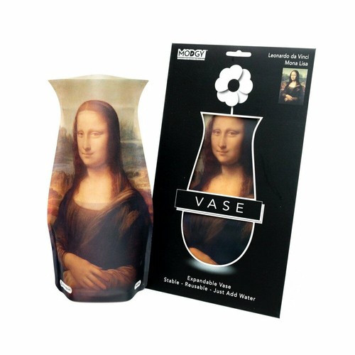 Vaso di fiori pieghevole/espandibile Modgy Myvaz - Leonardo da Vinci Gioconda - Foto 4 di 6