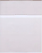 500 Blank Check Stock Paper - Check on Top - Brown Diamond