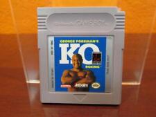 GEORGE FOREMAN'S KO BOXING NINTENDO GAME BOY AKKLAIM EXCELLENT WORKING CONDITION