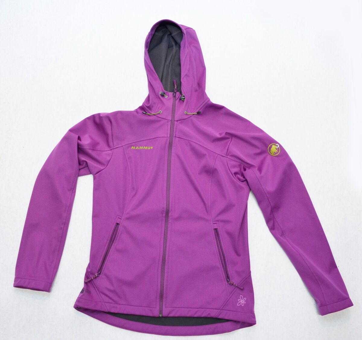 『2年保証』 Womens Mammut Softech Technical - Hooded Jacket Softshell 女性用