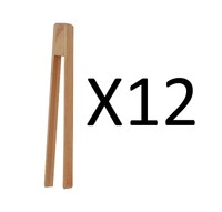 Fox Run 8 Durable Wooden Toaster Toast Bagel English Muffin Tongs (12-pack) on sale Fox Run 8 Durable Wooden Toaster Toast Bagel English Muffin Tongs (12-pack) on sale