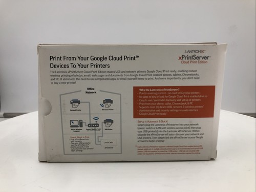 Lantronix xPrintServer Cloud Print Edition - XPS1002CP-01-S - Picture 8 of 11