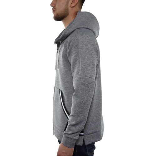 Jordan Flight Tech Hoodie Sweatshirt mit durchgehendem Reißverschluss grau hellbraun schwarz Herren S klein - Bild 3 von 6