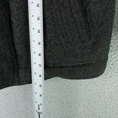 Abercrombie & Fitch Jacket Mens Medium Gray Elk Lake Field Utility Military Coat - Picture 16 of 19