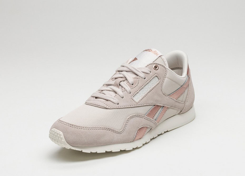 REEBOK CLASSICS femmes NYLON SLIM METALLIC TRAINERS AQ9832 STUCCO/ROSE GOLD REEBOK REEBOK REEBOK CLASSICS femmes NYLON SLIM METALLIC TRAINERS AQ9832 STUCCO/ROSE GOLD 2b2fbd