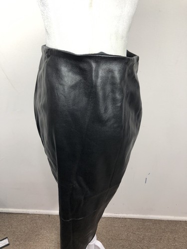 ASOS Black Leather Skirt Us 6 - Picture 2 of 6