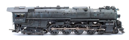 ATLAS INDUSTRIES / UNITED SCALE 'HO' GAUGE AT&SF BLACK 4-8-4 #3782 LOCOMOTIVE - Picture 5 of 7