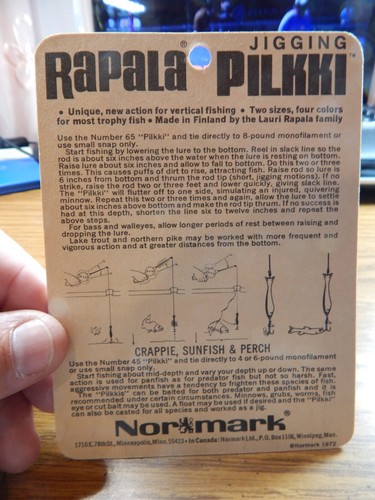 12) 1972 RAPALA 65BB PILKKI JIGGING SPOON LURE DEALER BOX FULL NIB RARE LQQK WOW - Picture 3 of 8