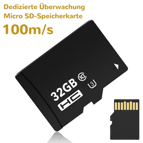 Carte SD Micro 32 Go 64 Go 128 Go pour caméras de sécurité lecture carte mémoire 100 Mo/s - Photo 17 sur 26