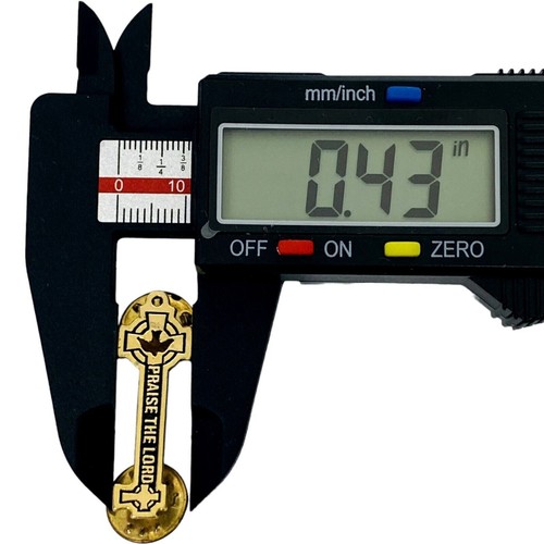 Lot of Religious Pendants & Pins Cross Angel Infant Jesus Medals Vintage Mix - Picture 22 of 24