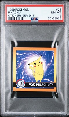 1999 Pokémon Artbox Stickers Series 1 Pikachu #25 PSA 8 | eBay