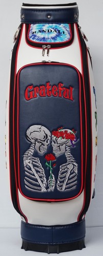 CUSTOMIZED GRATEFUL DEAD GOLF STAFF TOUR BAG -YOUR NAME, YOUR LOGOS, YOUR COLORS - Picture 10 of 15