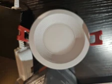 Commercial Electric Slim Baffle LED 3" Round Adj Color Canless Recessed Light