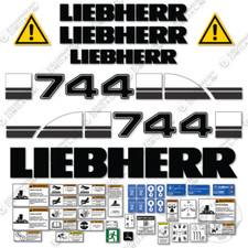 Fits Liebherr 744 Decal Kit Dozer Crawler Tractor - 7 Year Outdoor 3m Vinyl!