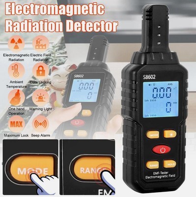 3in1 LCD Digital Radiation Detector Electric Field Magnetics Field Tester Z5P4