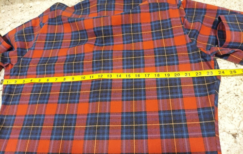 Ledbetter Reserve Collection Herren Flanellhemd rot/blau Large (16,5) - Bild 9 von 11