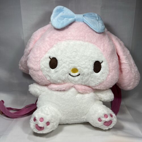 My Melody Yurukawa Premium Stuffed Backpack Cinnamoroll Sanrio Characters - Afbeelding 1 van 7