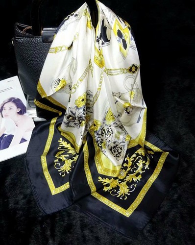 Women's Scarf Silk felling Square Head Scarfs 35"*35" (80 Styles) SHIP FROM USA - Picture 40 of 40