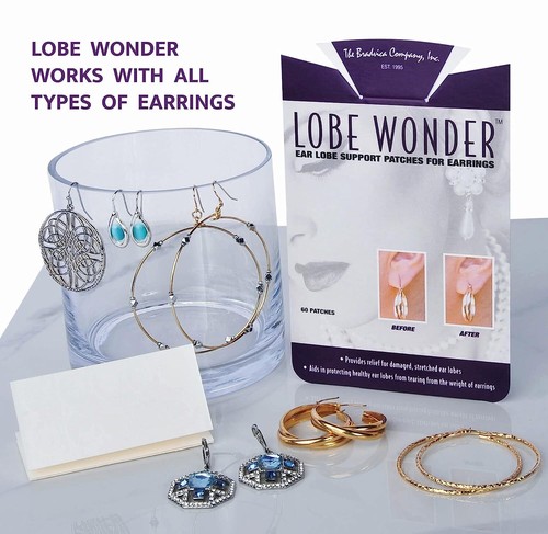 Lobe Wonder Ear Lobe Support Patches -- 60 ct - Picture 2 of 9