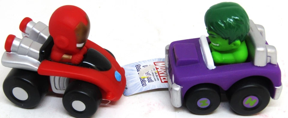 Vehículos de 4" Polyfect Toys Hulk y Iron Man 2012 Marvel. Foto 2 de 4