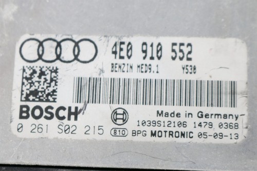 4E0910552 Motor Steuergerät ECU control unit Audi S8 4E V10 450PS BSM -31 - Picture 4 of 6
