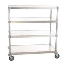 Prairie View Industries Shelving Unit Heavy-Duty Aluminum 20x60x54 Mobile