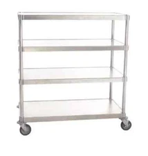 Prairie View Industries Shelving Unit Heavy-Duty Aluminum 20x60x54 Mobile