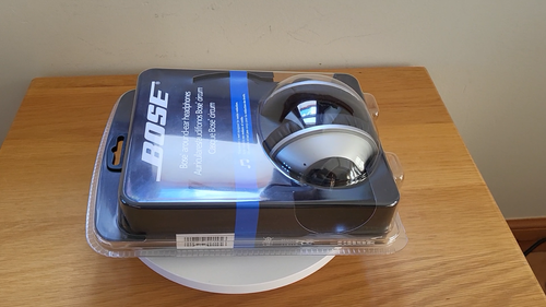 Bose TP-1A TriPort Ear-Cup Around Ear Headphones - Silver / Black - Retro - Rare - Video 1 of 1