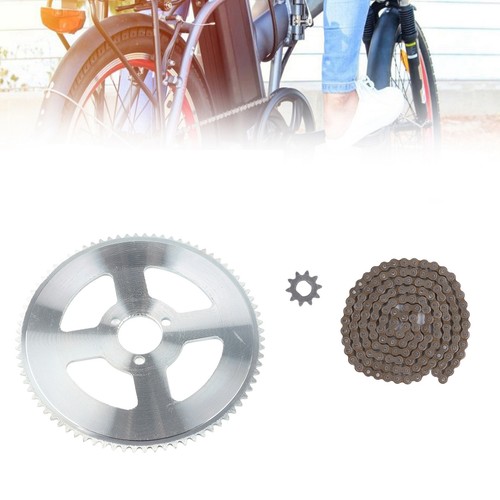 Chain And Sprocket Kit 80T 25H 34mm 3 Holes Sprocket 10T H Hole Chain Sprock - Picture 6 of 12
