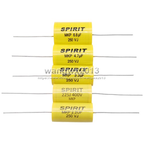 2pcs 2.2~6.8uF 250V/225J 400V Speaker Amplifier Crossover Non-Polarity Capacitor - Picture 3 of 11