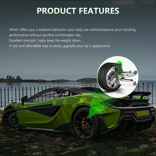 For Mercedes-Benz C-Class W204 C250 08-14 Coilovers Adj Height Struts Absorber - Picture 6 of 12