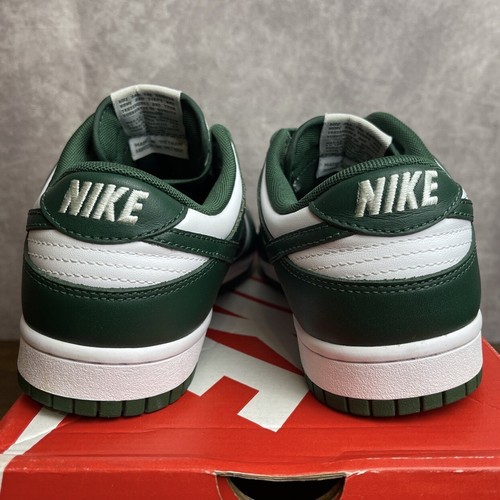 Nike Dunk Low Michigan State Size 8.5 DD1391-101 Green White OG Men’s Sneakers - Picture 8 of 11