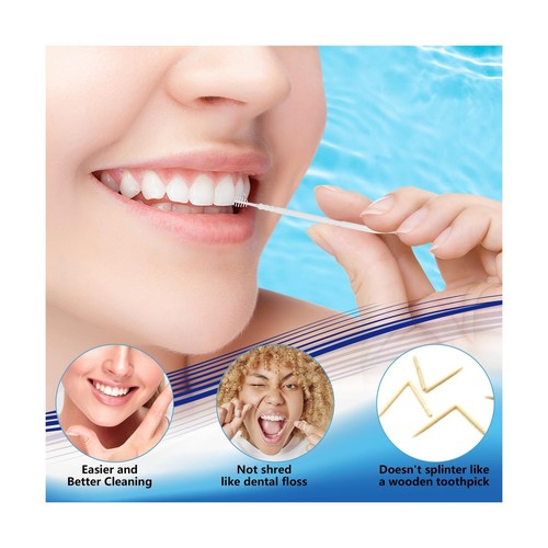 Brushpicks Interdental Toothpicks,Soft Bristle Dental Floss Picks Toothpicks,... - Picture 6 of 8