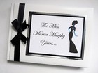 Personalised Bridal Shower guest book, Hen party sign in book, album, gift