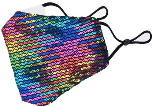 Sequin Glitter Face Mask Fashion Bling Sparkly Washable Face Cover Women Men - Bild 48 von 60