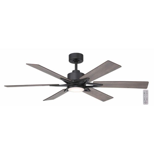 Home Decorators Collection Ceiling Fans w/ 1-Light 56" Indoor Casual Matte Black - Picture 7 of 12