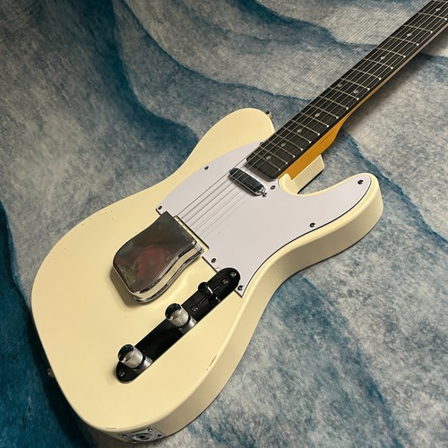 Relic Tele Electric Guitar Cream Yellow Color Alder Body Rosewood Fretboard - Picture 3 of 6