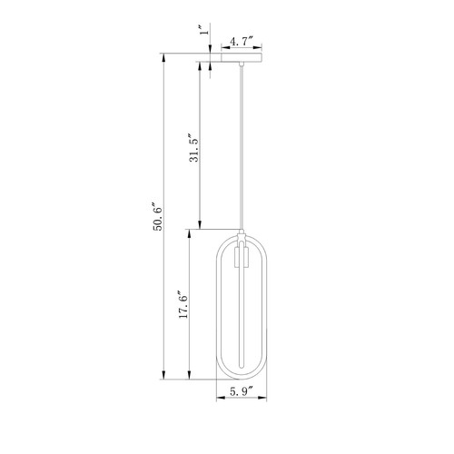 Warehouse of Tiffany HM155/1 Pristin Gold Abstract Open Metal Frame 1 Light P... - Picture 4 of 4