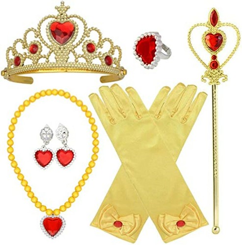 Queen Princess Dress up Costume Party Accessories Gift set For Kids Girls - Picture 17 of 19