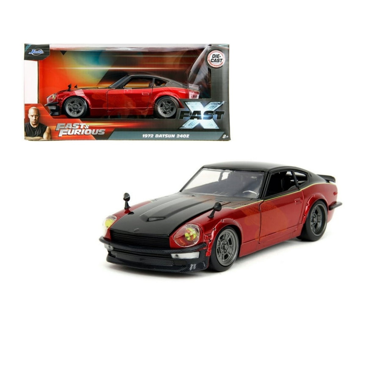 34916 BY (JADA) Fast & Furious Fast X 1972 Datsun 240Z Red