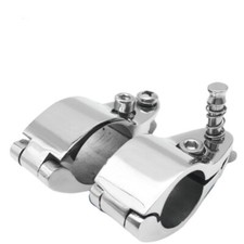 2Pcs Boat Bimini Top Fitting Hinged Jaw Slide 1" 316 Stainless Steel Marine